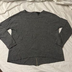 Cashmere Wool Blend gray sweater, Size Small